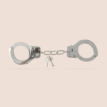 Sportsheets Classic Metal Handcuffs | standard-style with keys