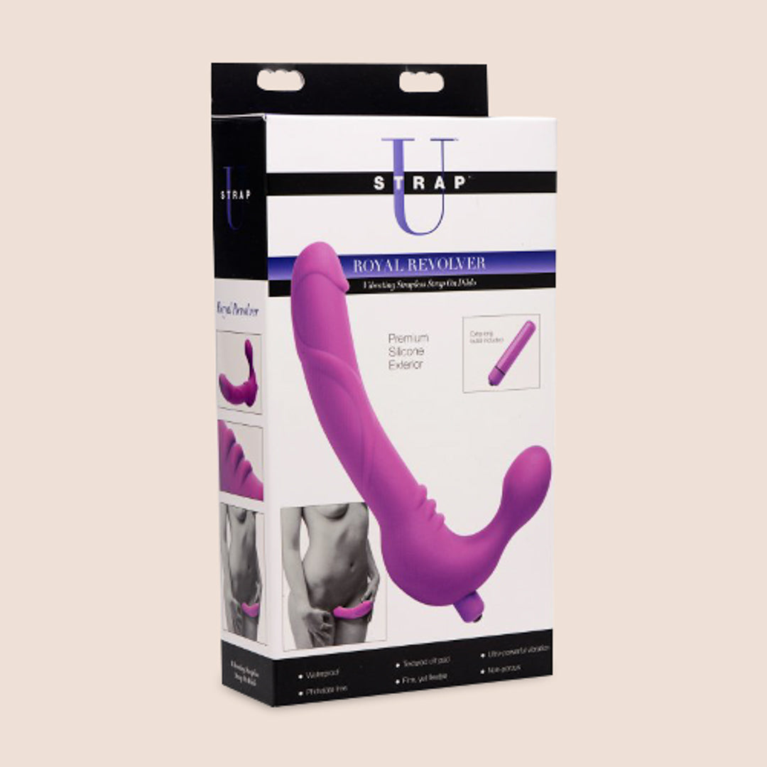 Royal Revolver | vibrating strapless strap- on