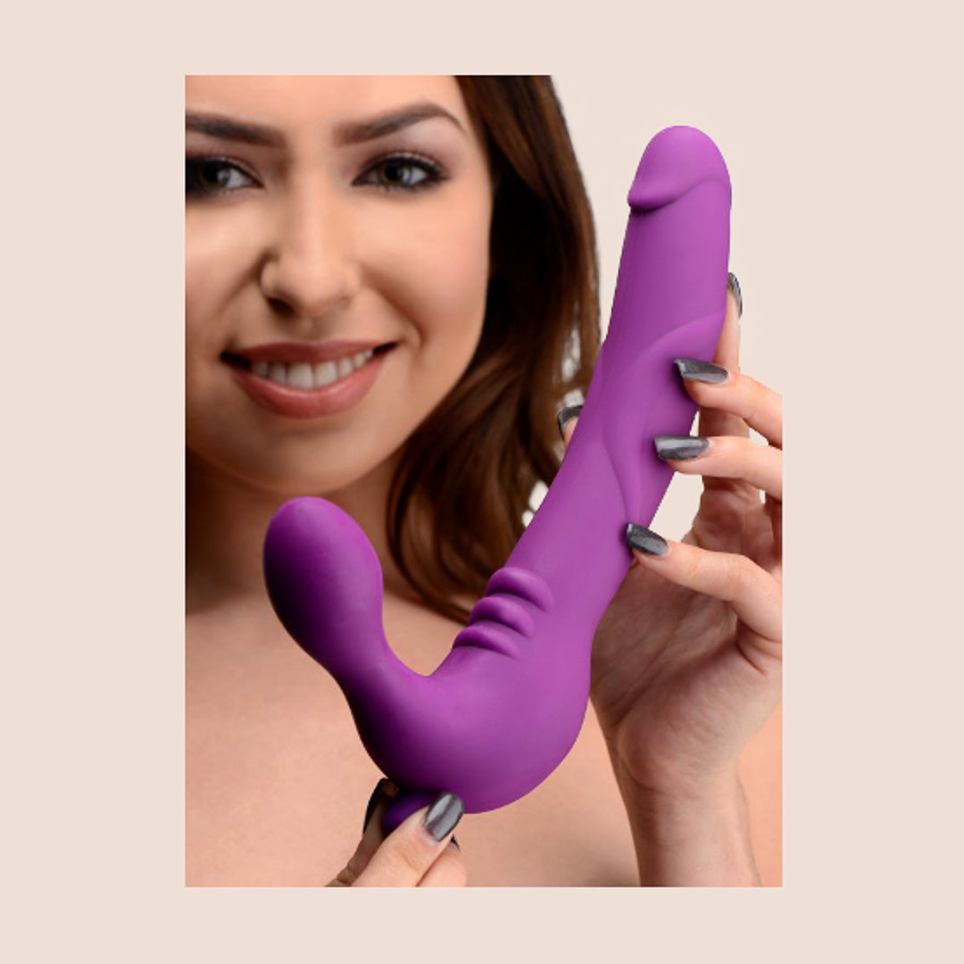 Royal Revolver | vibrating strapless strap- on