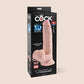 King C_ck Plus Triple Density C_ck | 9" realistic dildo with swinging balls