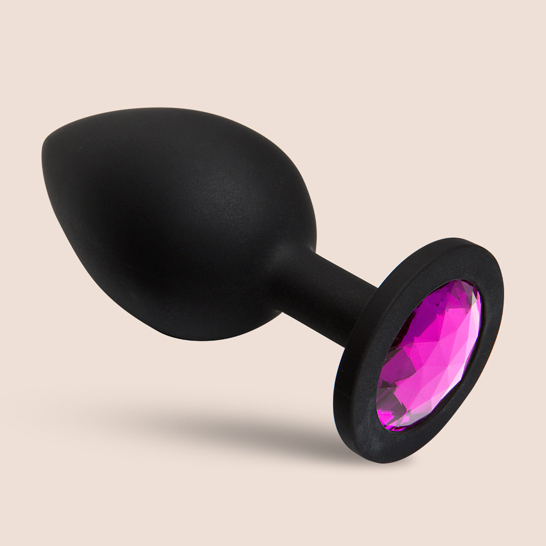 Booty Bling™ Large | jeweled base silicone plug