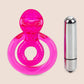 CalExotics Dual Clit Flicker™ | vibrating penis & ball rings