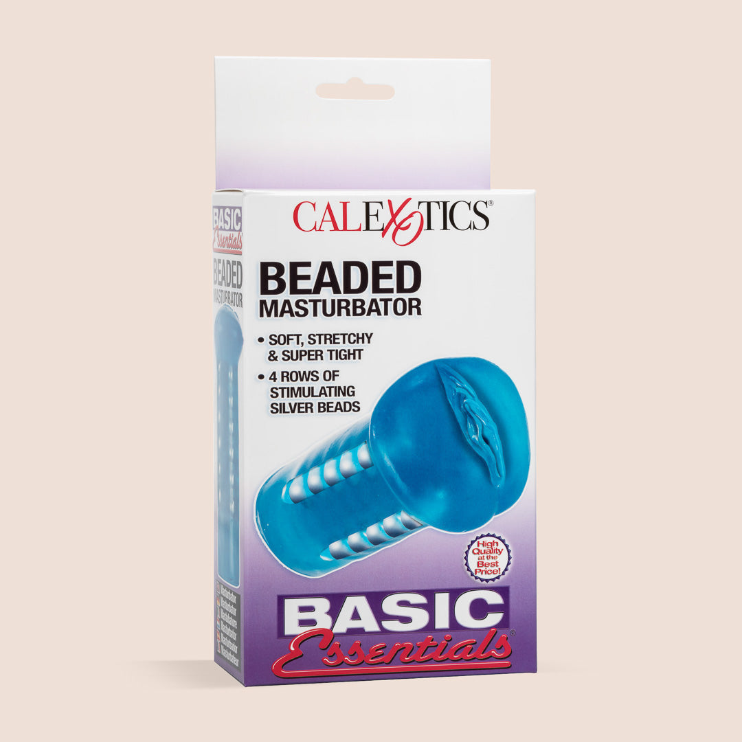 CalExotics Basic Essentials® Beaded Masturbator | stoker with beaded interior