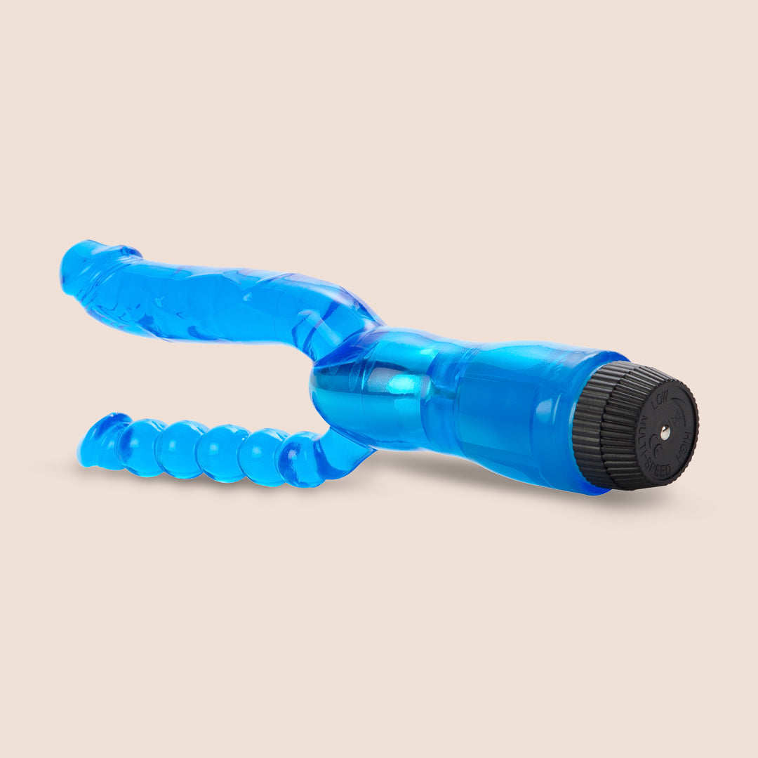 CalExotics Dual Penetrator Vibrator | dual beads & dildo