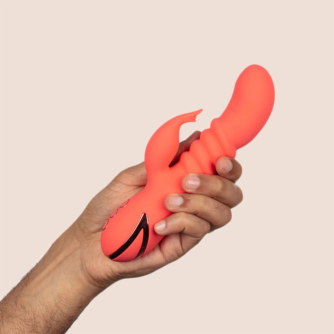 California Dreaming® Orange County Cutie | silicone vibrating & thrusting