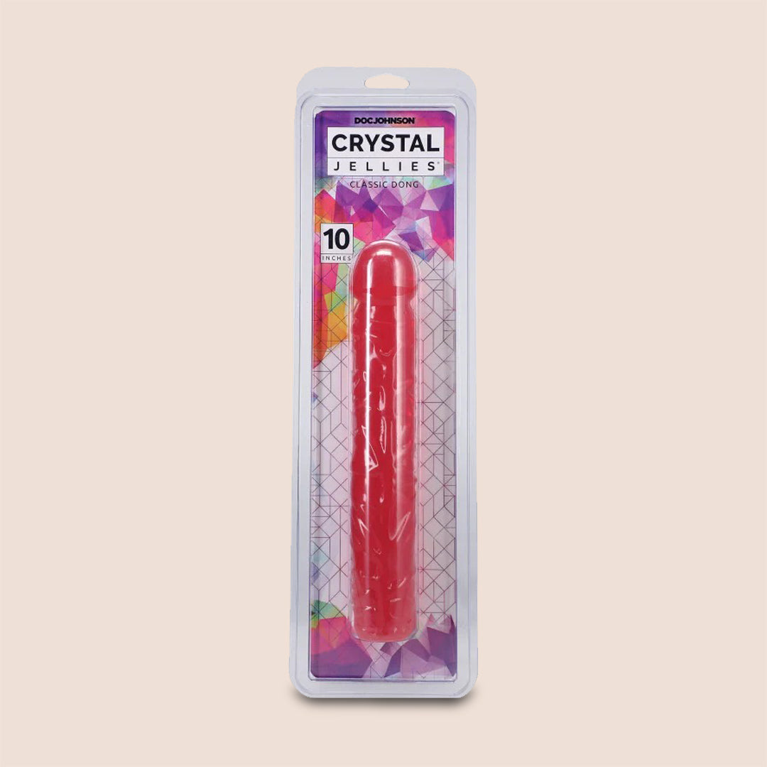 Crystal Jellies Classic Dong | 10" realistic dildo