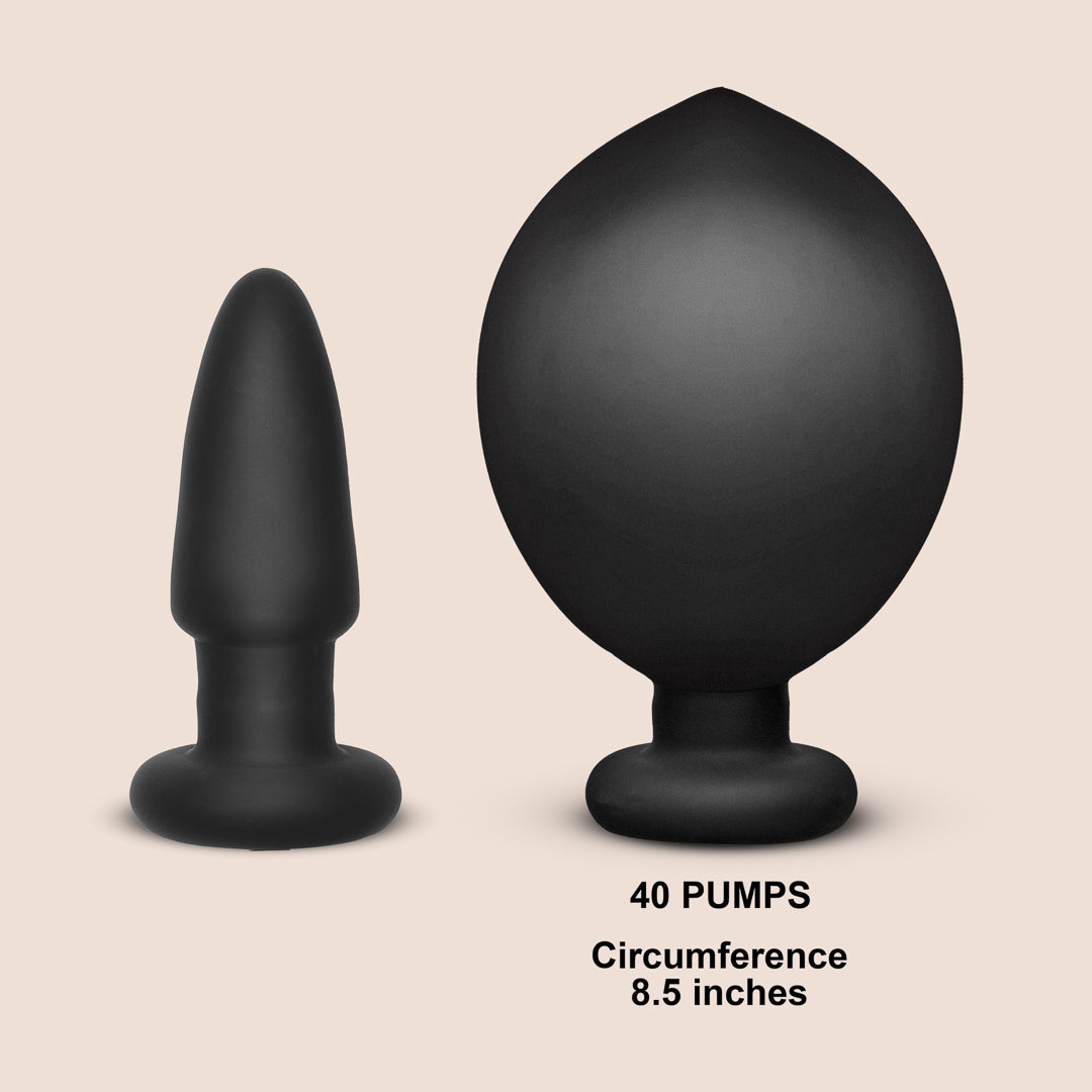 Deluxe Wonder Plug | inflatable vibrating butt plug