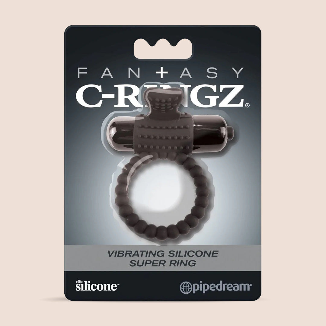 Fantasy C-Ringz Vibrating Silicone Super Ring | vibrating penis ring