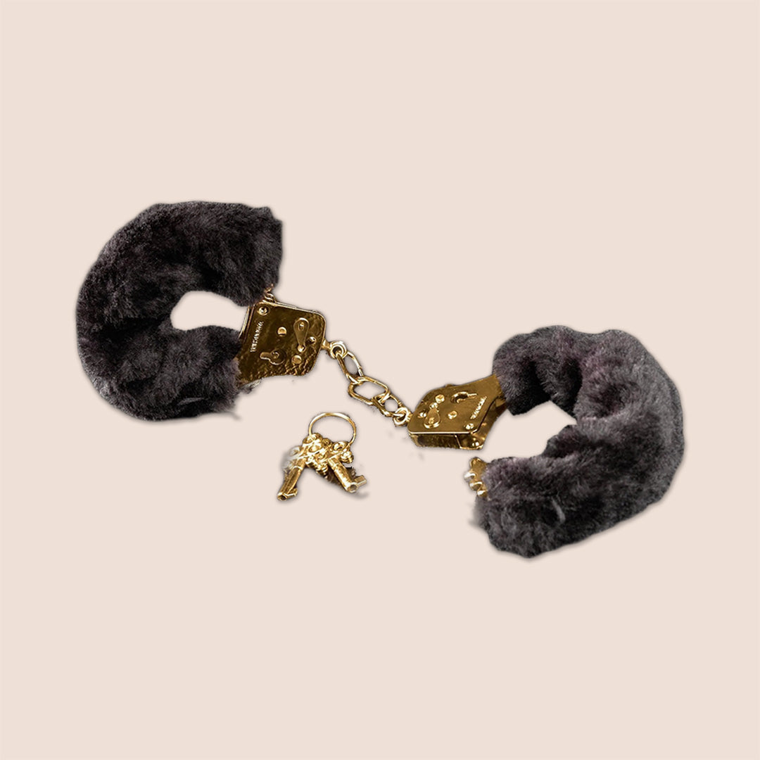 Fetish Fantasy Gold Deluxe Furry Cuffs