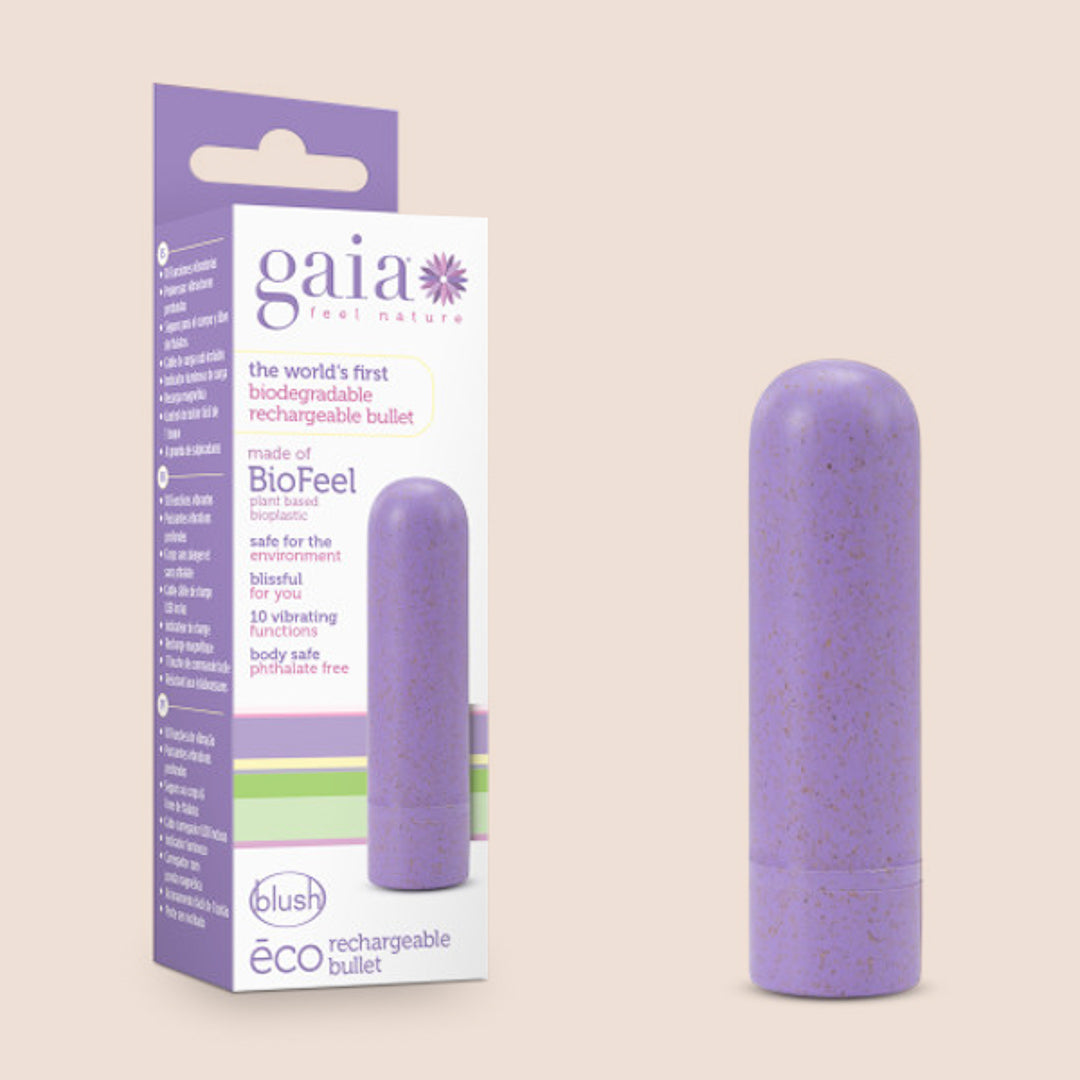 Gaia Eco Rechargeable Bullet | crafted from Biofeel, plant-based material