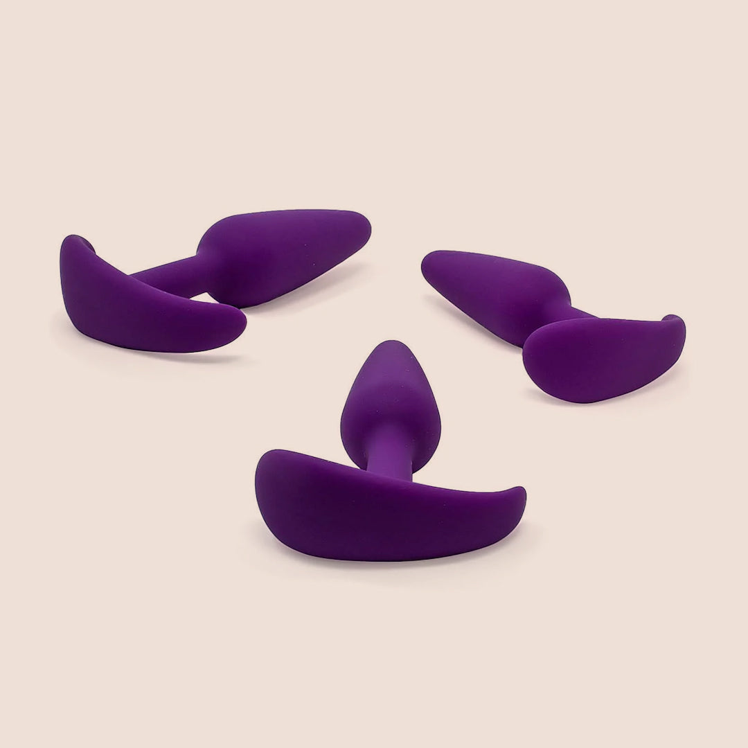 Gossip Rump Rockers | 3 piece silicone butt plug set