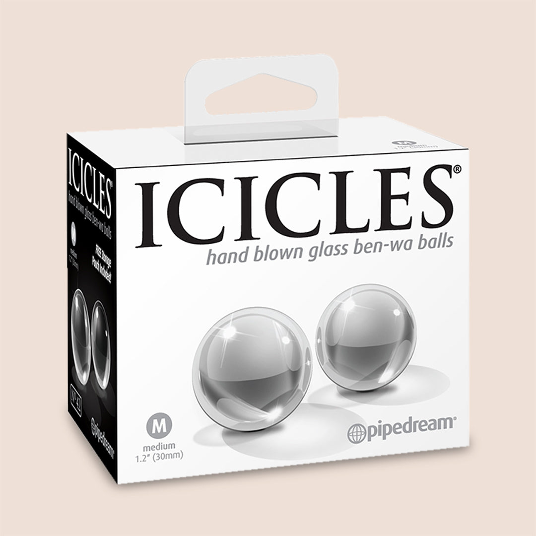 Icicles No. 42 | medium glass kegel balls