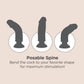 King C vibrating C__ck | 7" vibrating dildo with suction cup base