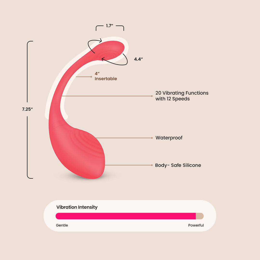 Love Distance Range | app controlled smart vibrator