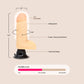 Real Feel Deluxe No. 2 | 6.5" vibrating dildo with suction cup base