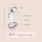 Icicles No. 46 | glass prostate massager