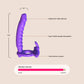 Fantasy C-Ringz Silicone Double Penetrator Rabbit | with 2 removable bullets