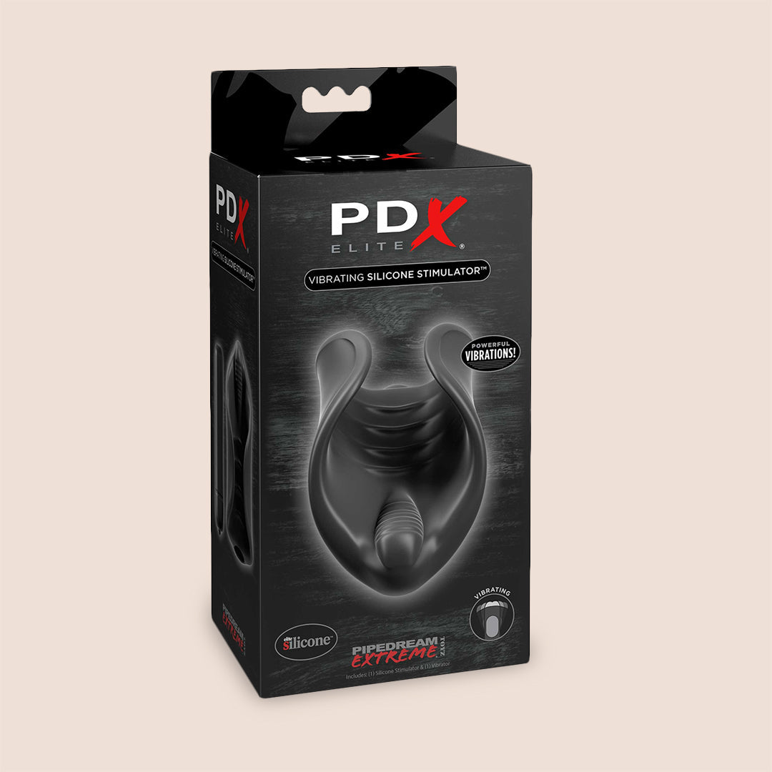 PDX Elite Vibrating Silicone Stimulator | masturbator