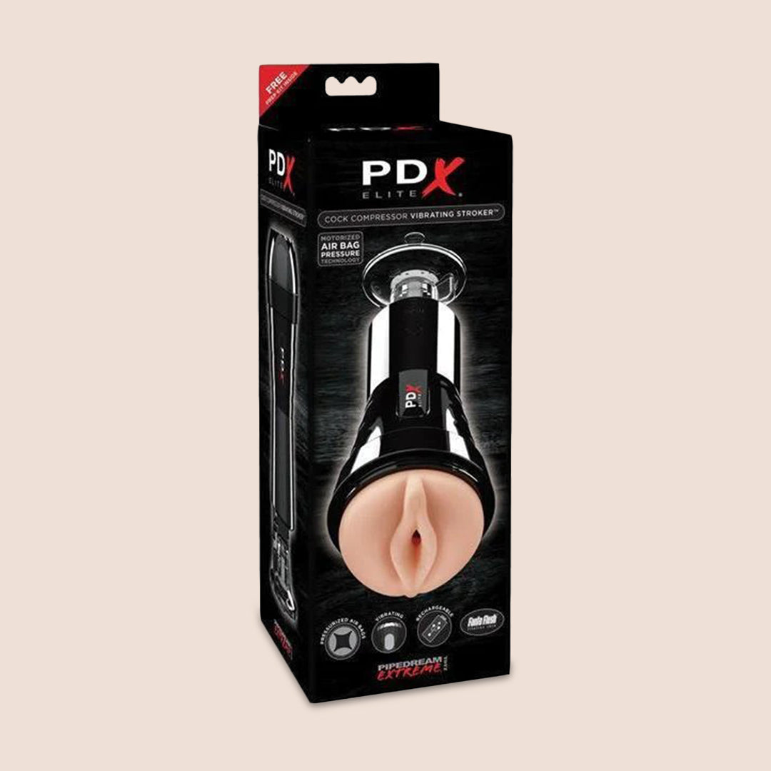 Pipedream Extreme Elite Shaft Compressor Vibrating Stroker