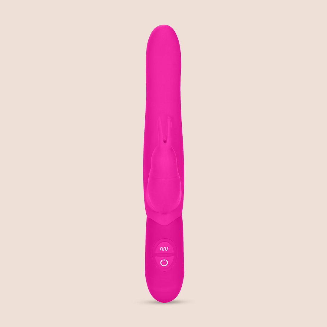 Posh Bounding Bunny® | slim silicone shaft