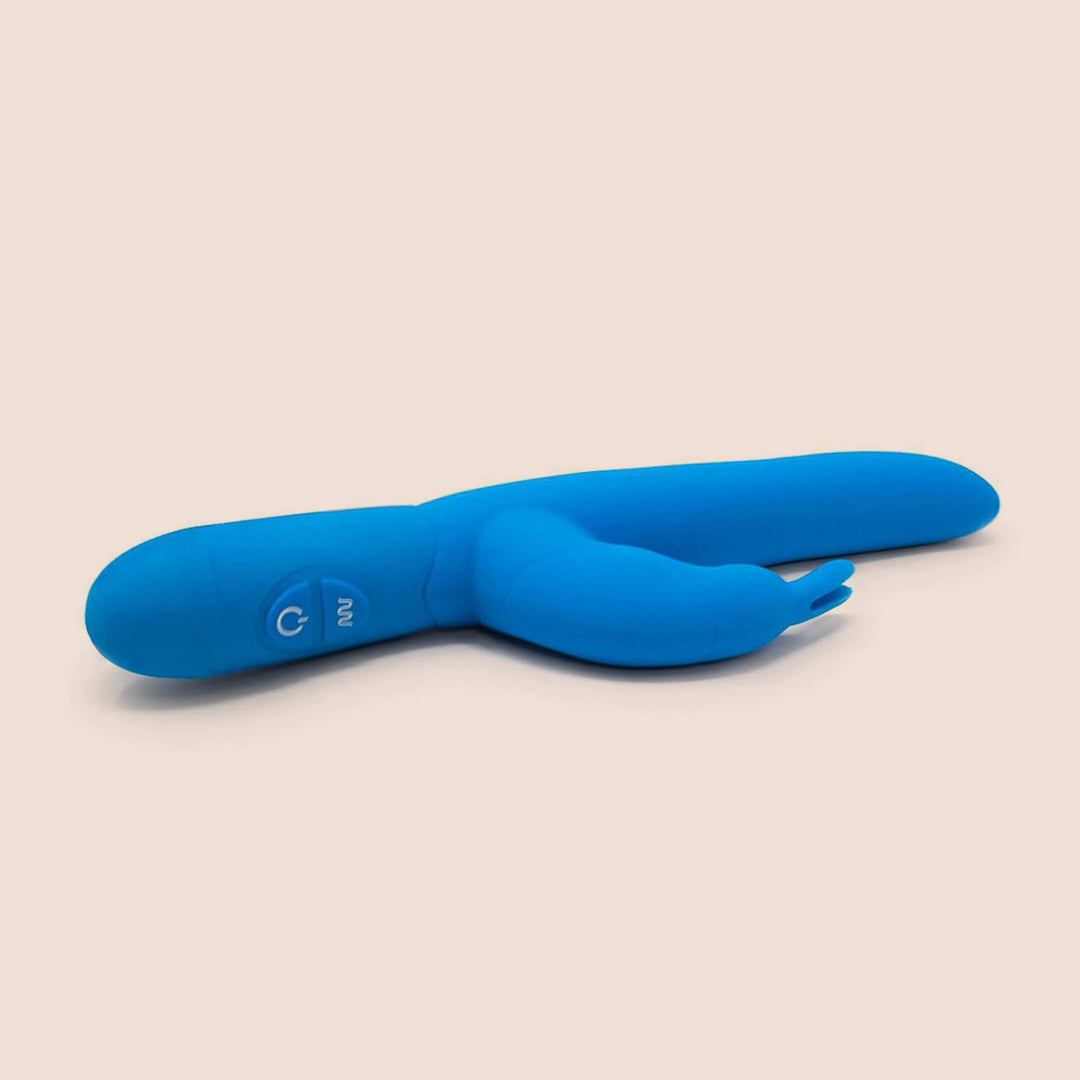 Posh Bounding Bunny® | super-slim silicone shaft