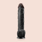 Real Feel Deluxe No. 12 | 12" vibrating dildo with suction cup base