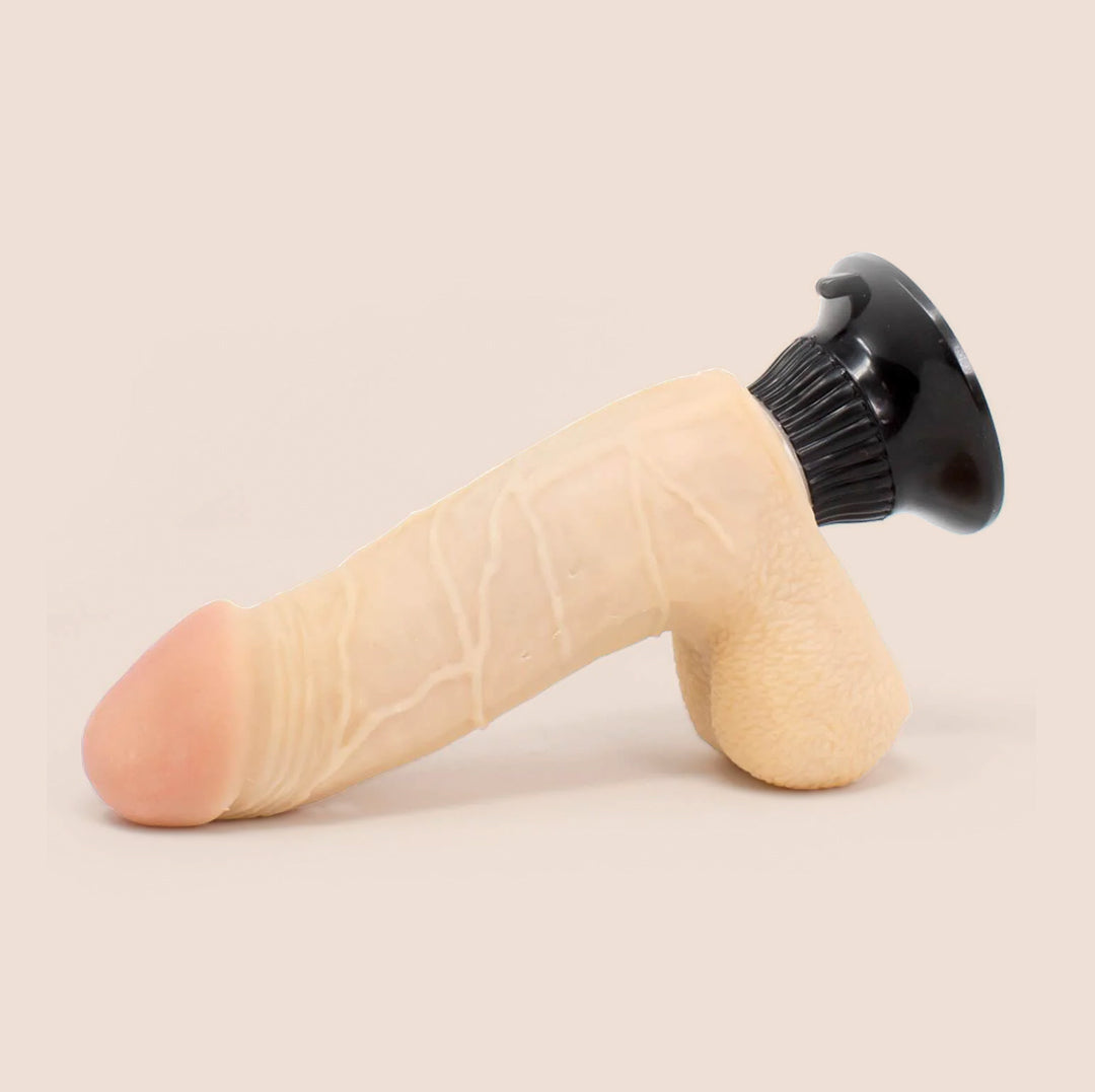 Real Feel Deluxe No. 1 | 6.5" vibrating dildo with suction cup base