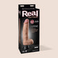 Real Feel Deluxe No. 9 | 9.5" vibrating dildo with suction cup base