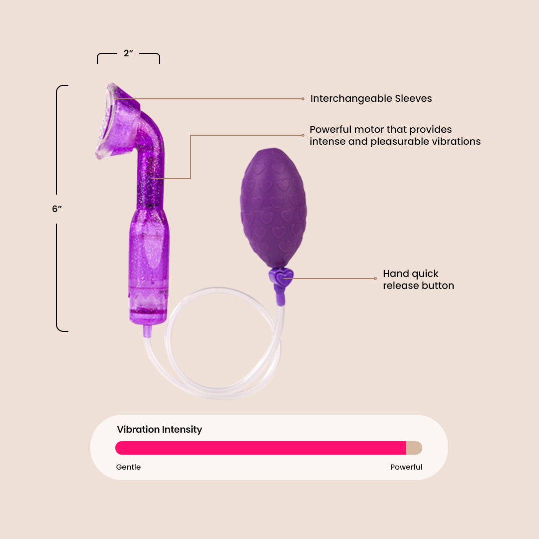 Intimate Pump™ The Original Clitoral Pump™ | with 2 interchangeable sleeve