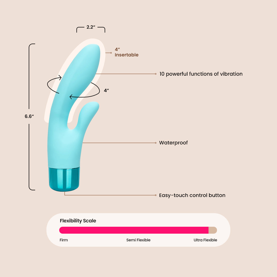 Eden™ Lover | compact silicone rabbit