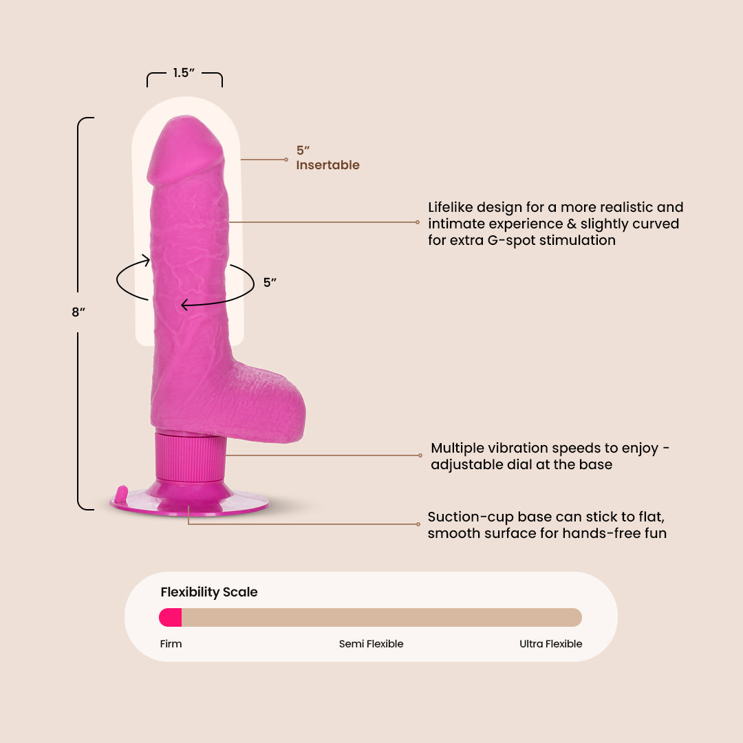 Shower Stud™ Ballsy Dong | multispeed vibrator