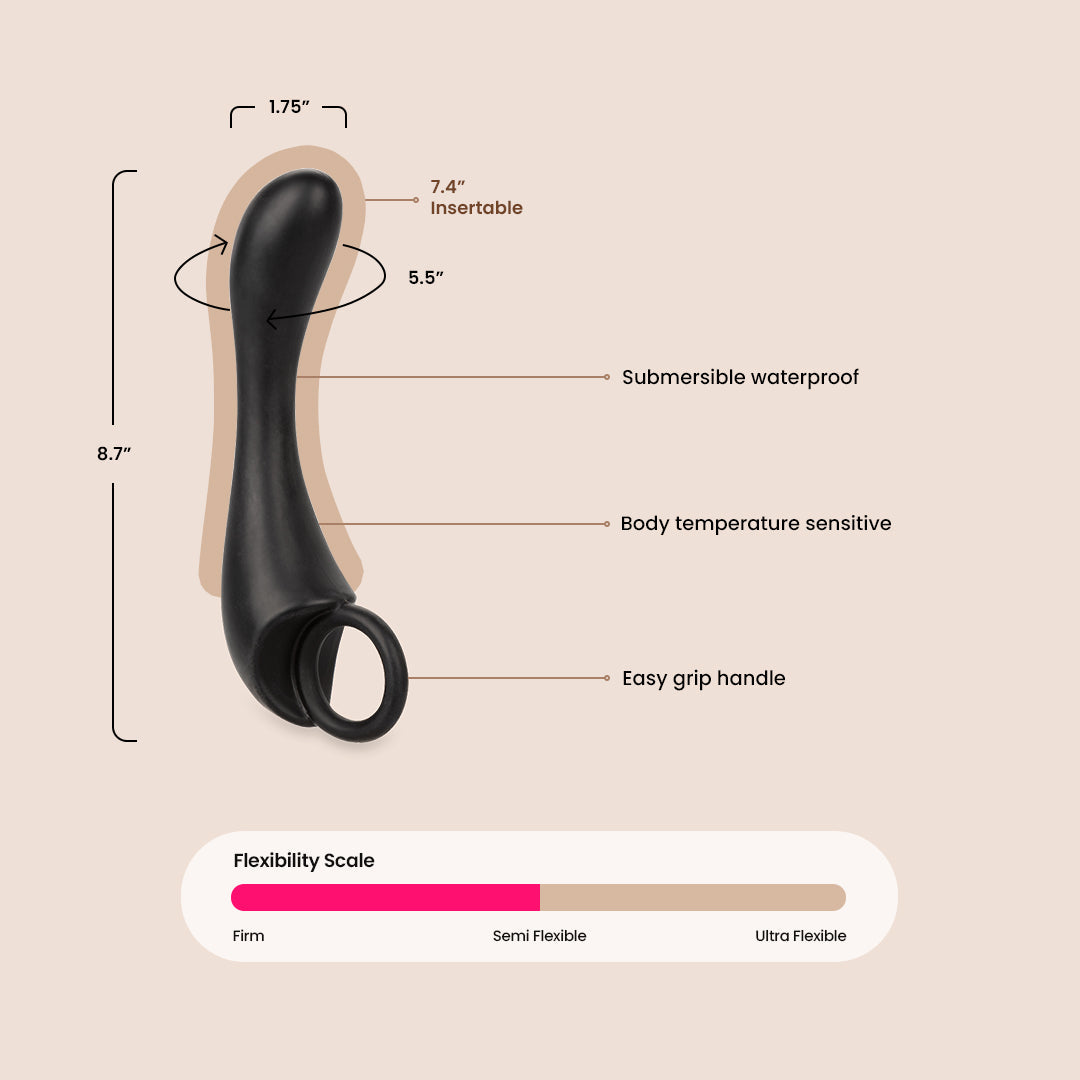 Dr. Joel Kaplan® Silicone Prostate Locator™ | p-spot stimulator