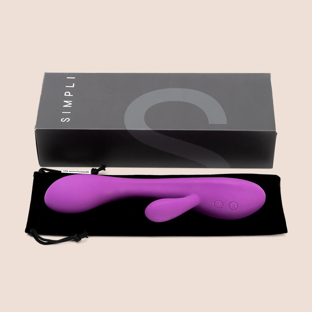 SIMPLI Vibrating Rabbit 10 | full silicone & g-spot curve