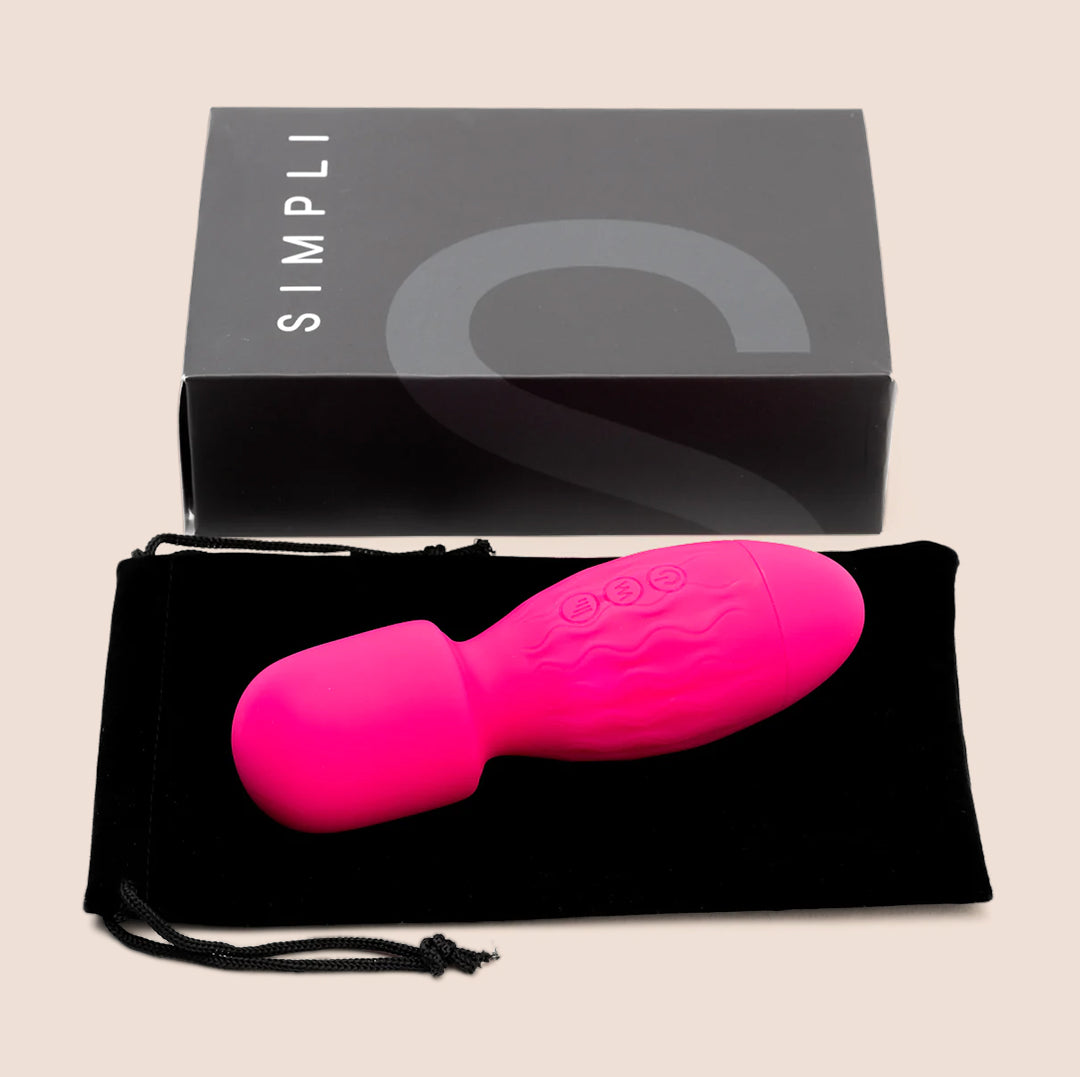 SIMPLI Vibrating Wand 04 | mini full silicone massager