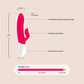 SIMPLI Thrusting Rabbit 09 | dual motors vibrating, thrusting & silicone body