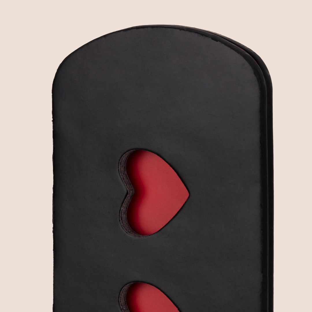 Sex & Mischief Heart Impact Paddle | audible impact