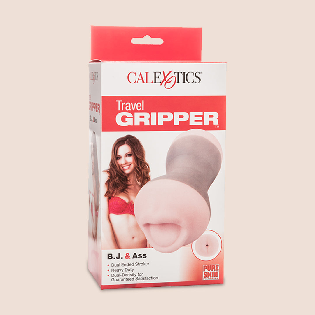 Travel Gripper B.J. & Ass | double sided masturbator