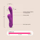 Viben Dazzle Rechargeable Rabbit Vibrator | thumping and suction