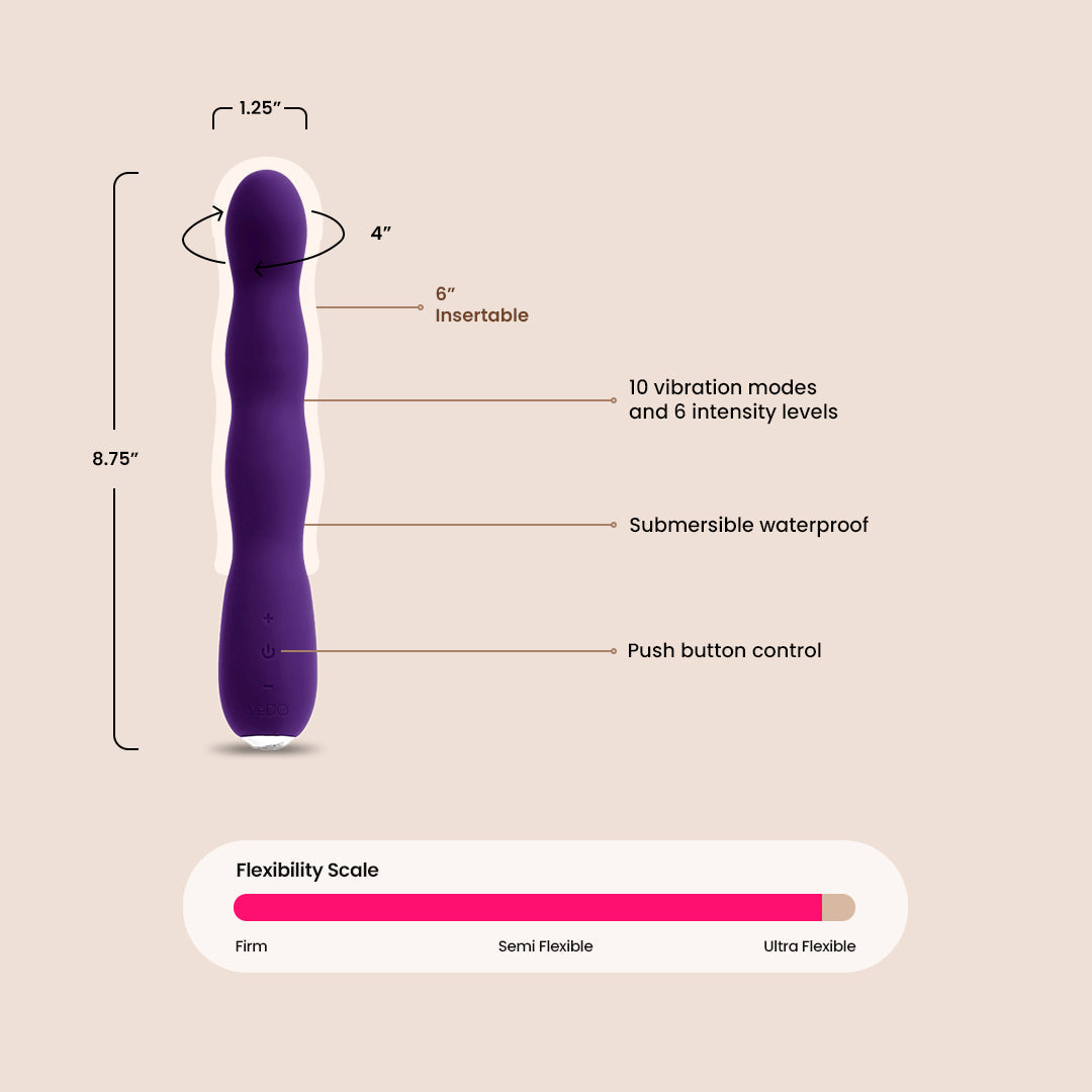 VeDO Quiver Plus | rechargeable g-spot vibrator