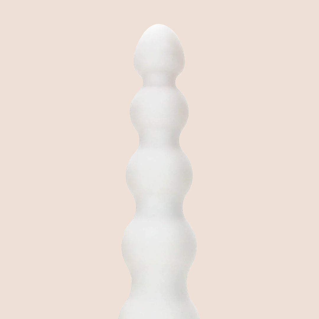 White Nights | 7" ribbed waterproof vibrator