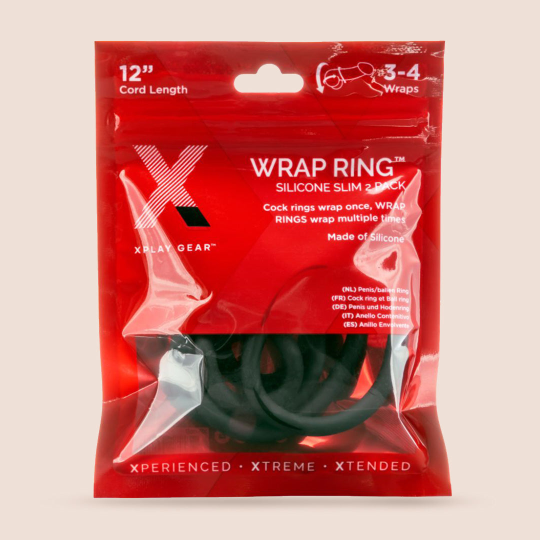 XPLAY® Silicone 12" Thin Wrap Ring | customizable penis ring