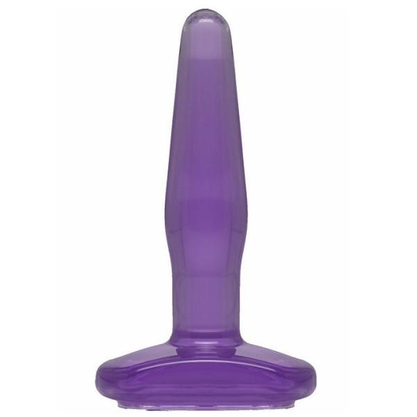 Crystal Jellies Small Butt Plug in Purple