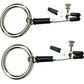 Nipple Clamps With Large Metal Ring by Spartacus