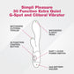 Simpli Pleasure 30 Function Extra Quiet G-Spot and Clitoral Vibrator