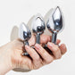 Backdoor Bliss Solid Stainless Steel Jewelled Butt Plug Set