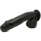 Basix Realistic Large Black ( Or White)  Dildo with Suction Cup 12 inch