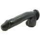 Basix Realistic Large Black ( Or White)  Dildo with Suction Cup 12 inch