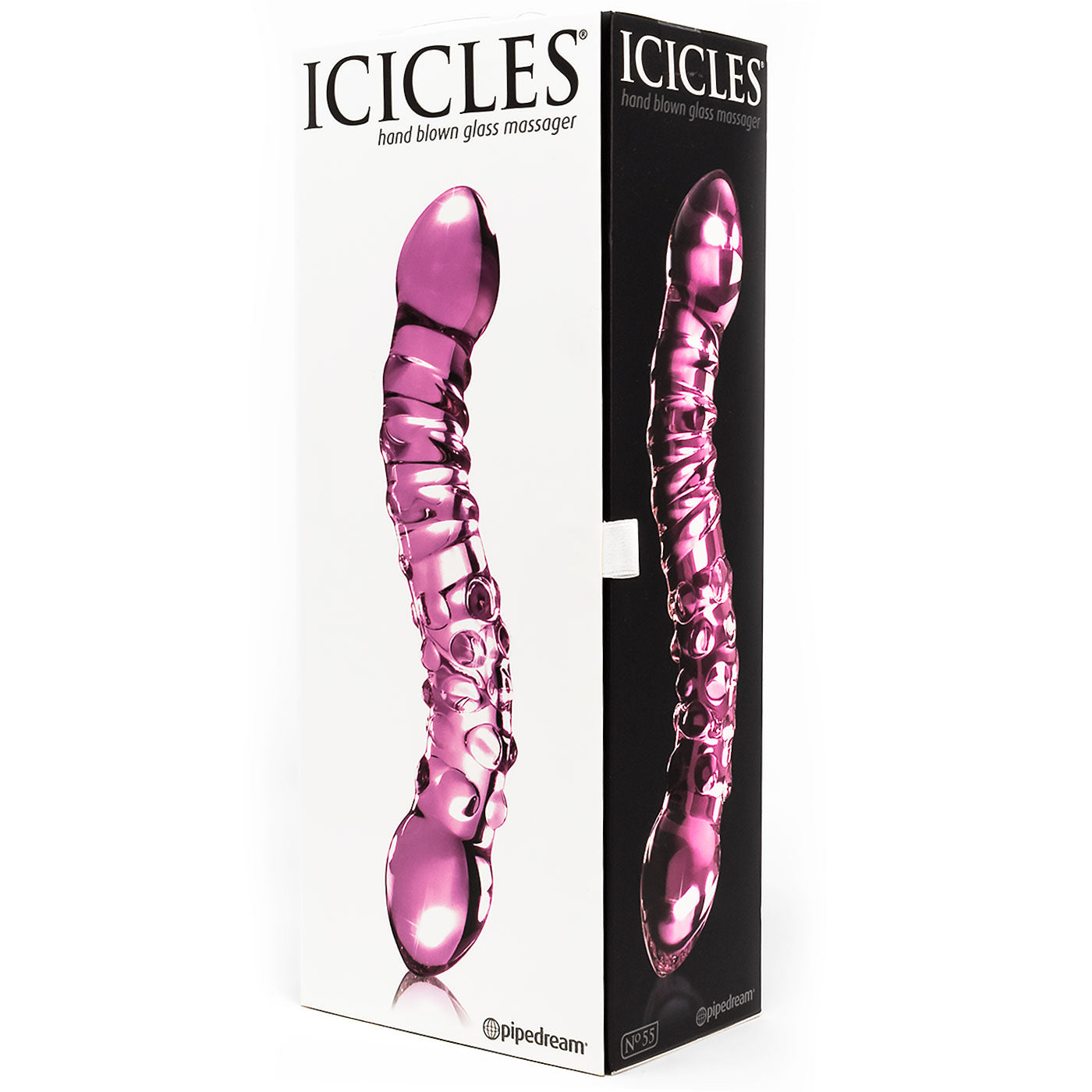 Icicles No. 55 G-Spot Curved Glass Dildo