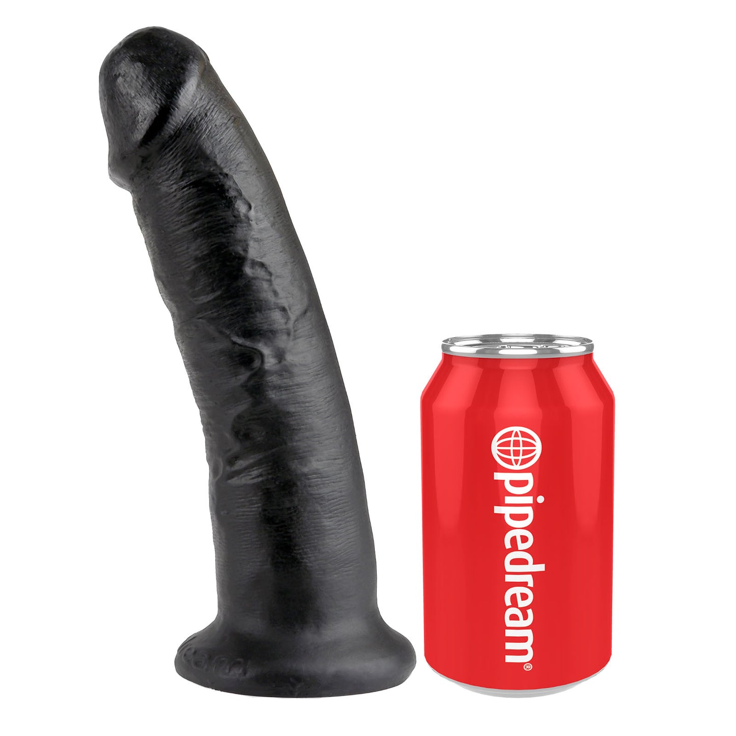 King Cock Ultra Realistic 9 Inch Black Dildo With Suction Cup