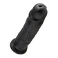 King Cock Ultra Realistic 10 Inch Black Suction Cup  Dildo